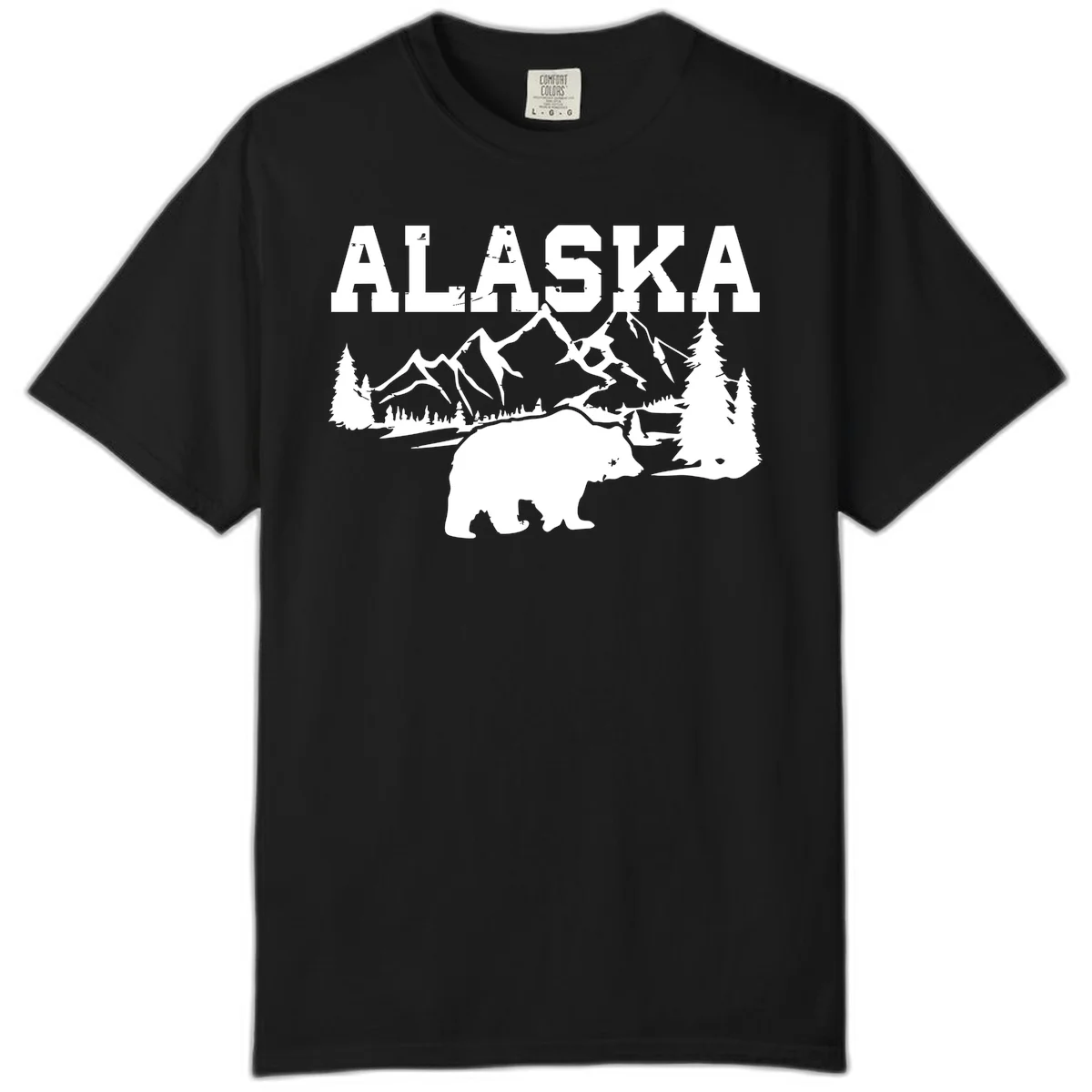Alaska Bear Mountain Wilderness Cruise Comfort Color in Black