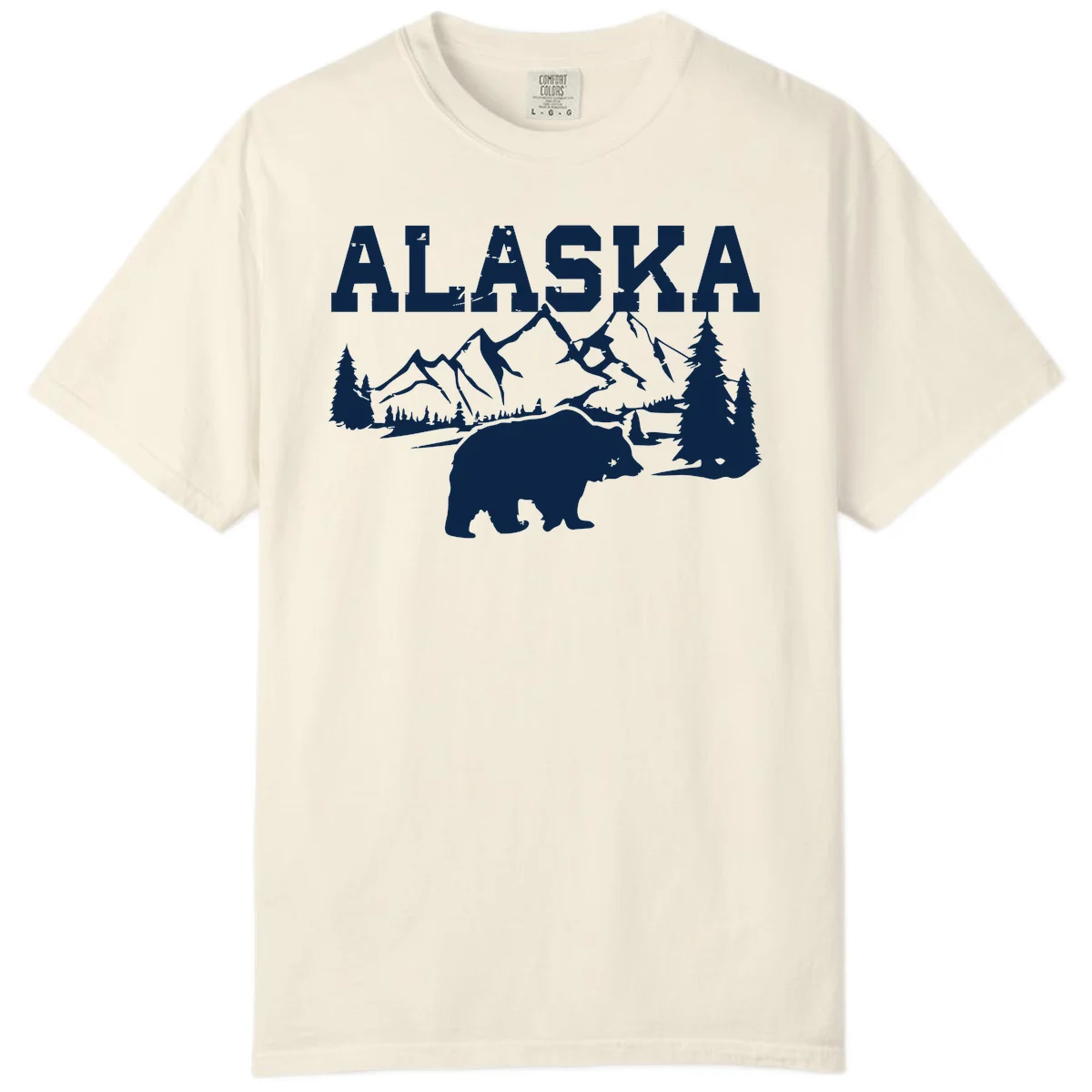 Alaska Bear Mountain Wilderness Cruise Comfort Color in Ivory