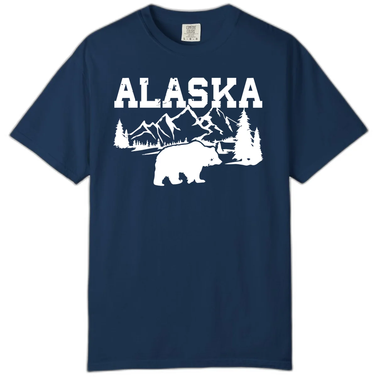 Alaska Bear Mountain Wilderness Cruise Comfort Color in Navy