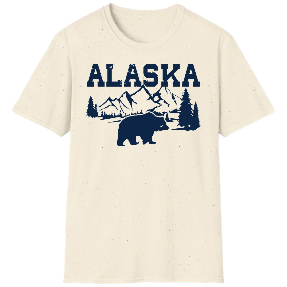Alaska Bear Mountain Wilderness Cruise T-Shirt in Natural