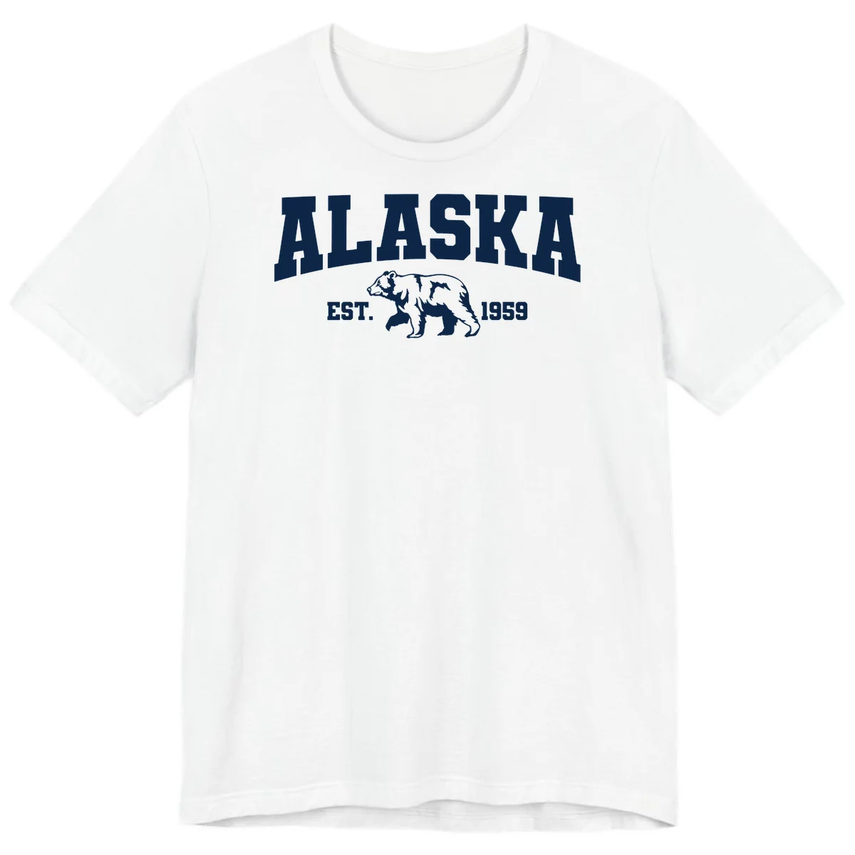 Alaska Bear Est. 1959 Premium Tee in White