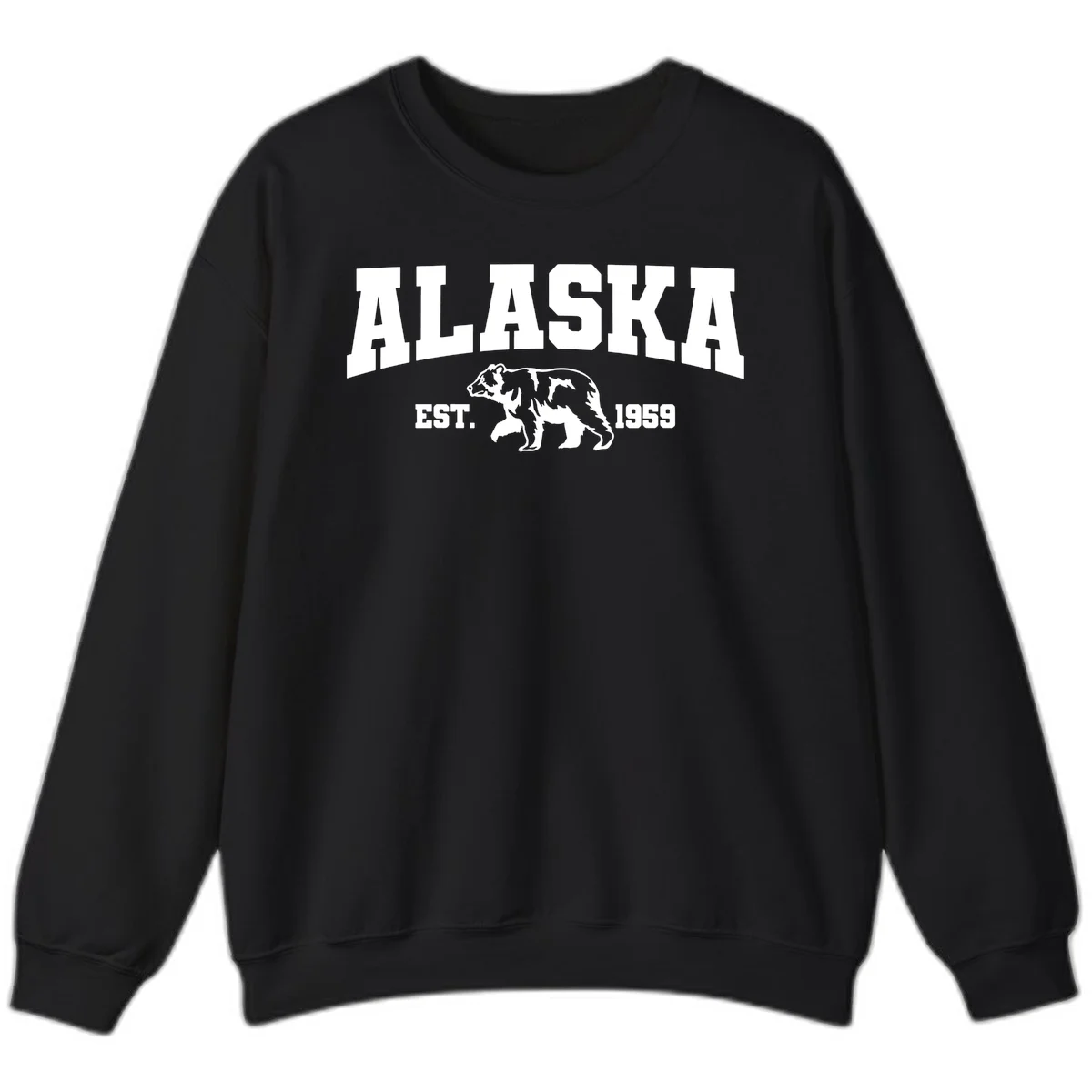 Alaska Bear Est. 1959 Sweatshirt in Black