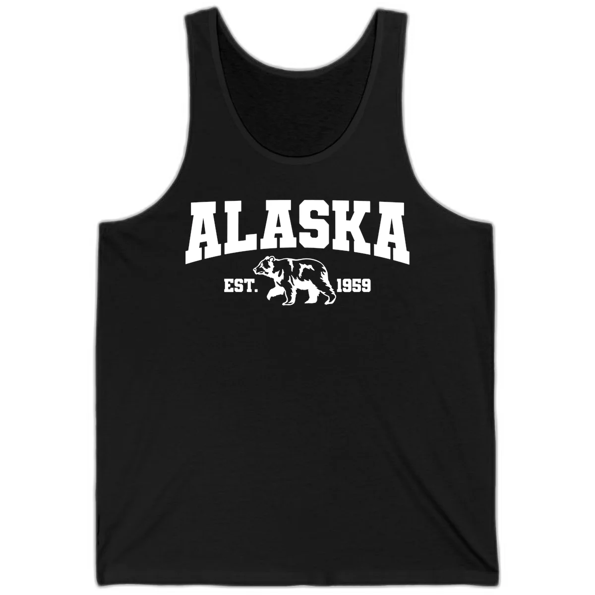 Alaska Bear Est. 1959 Tank in Black