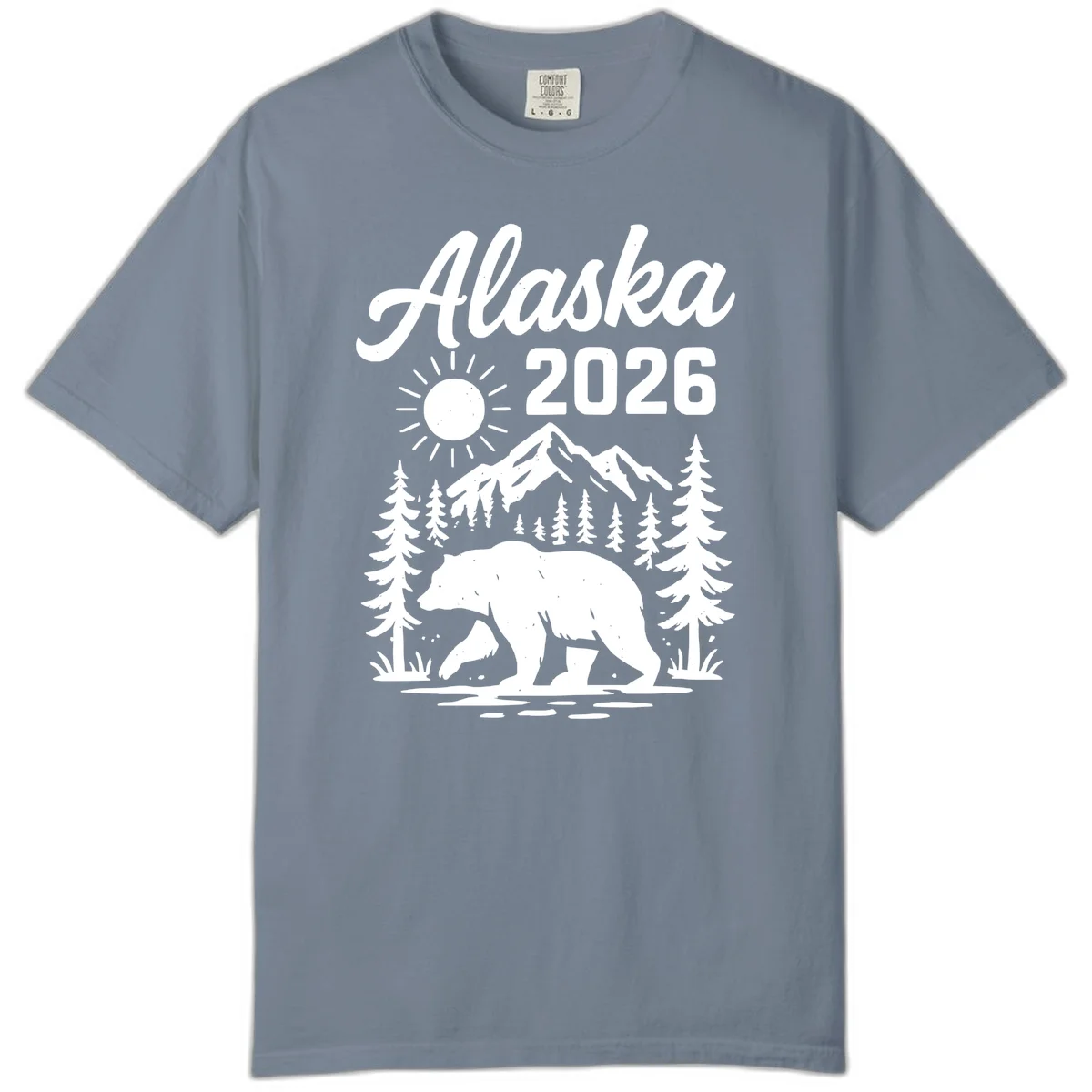 Alaska 2026 Bear Mountain Wilderness Comfort Color in Blue Jean