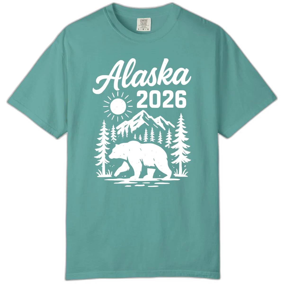 Alaska 2026 Bear Mountain Wilderness Comfort Color in Seafoam