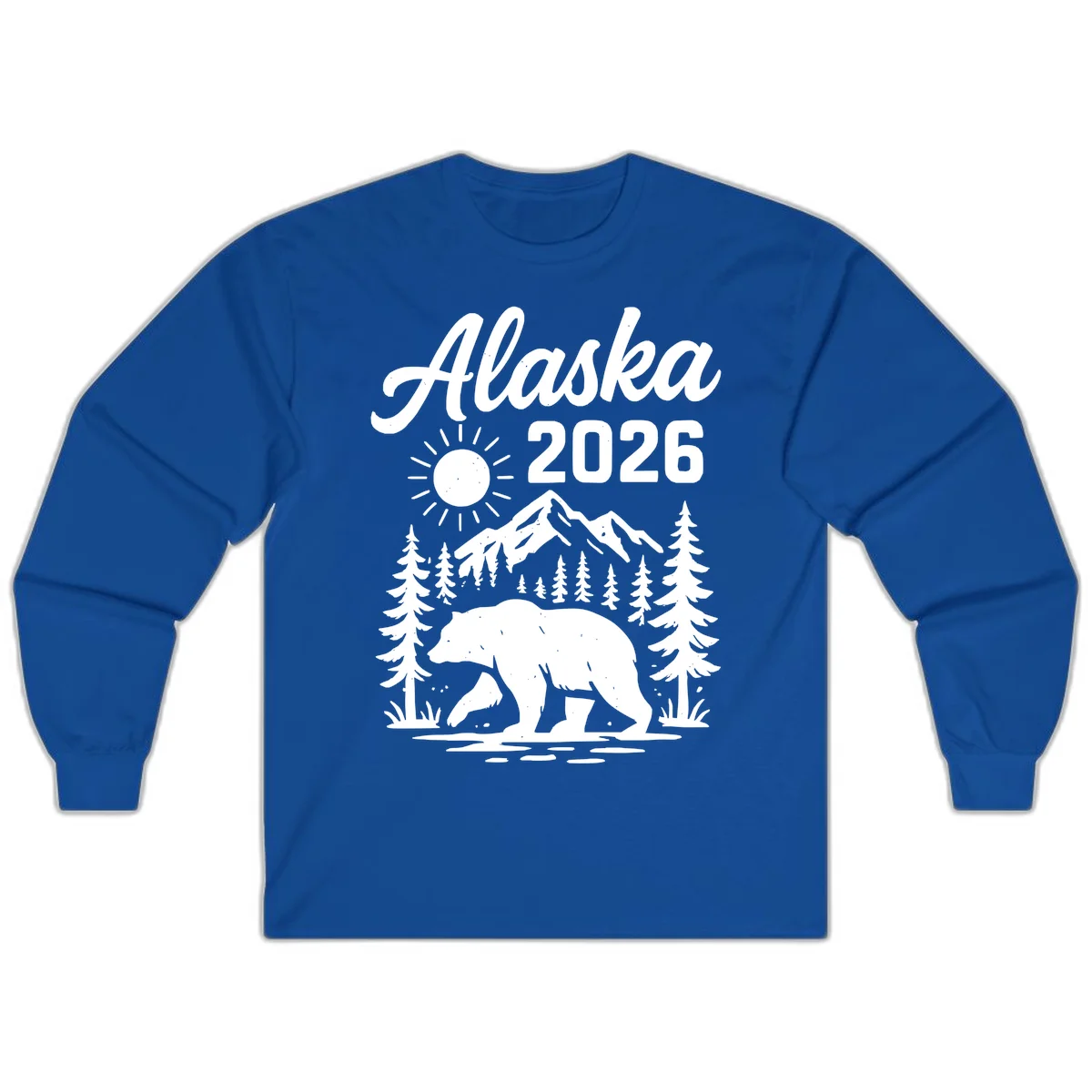 Alaska 2026 Bear Mountain Wilderness Long Sleeve in Royal
