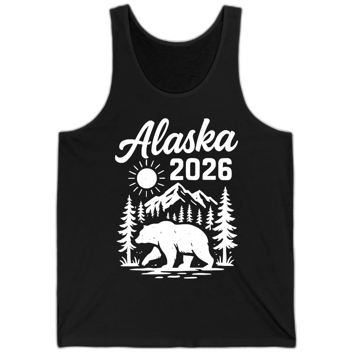 Alaska 2026 Bear Mountain Wilderness Tank in Black