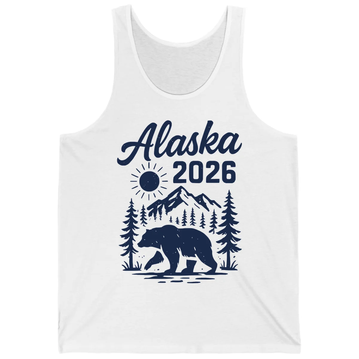 Alaska 2026 Bear Mountain Wilderness Tank in White