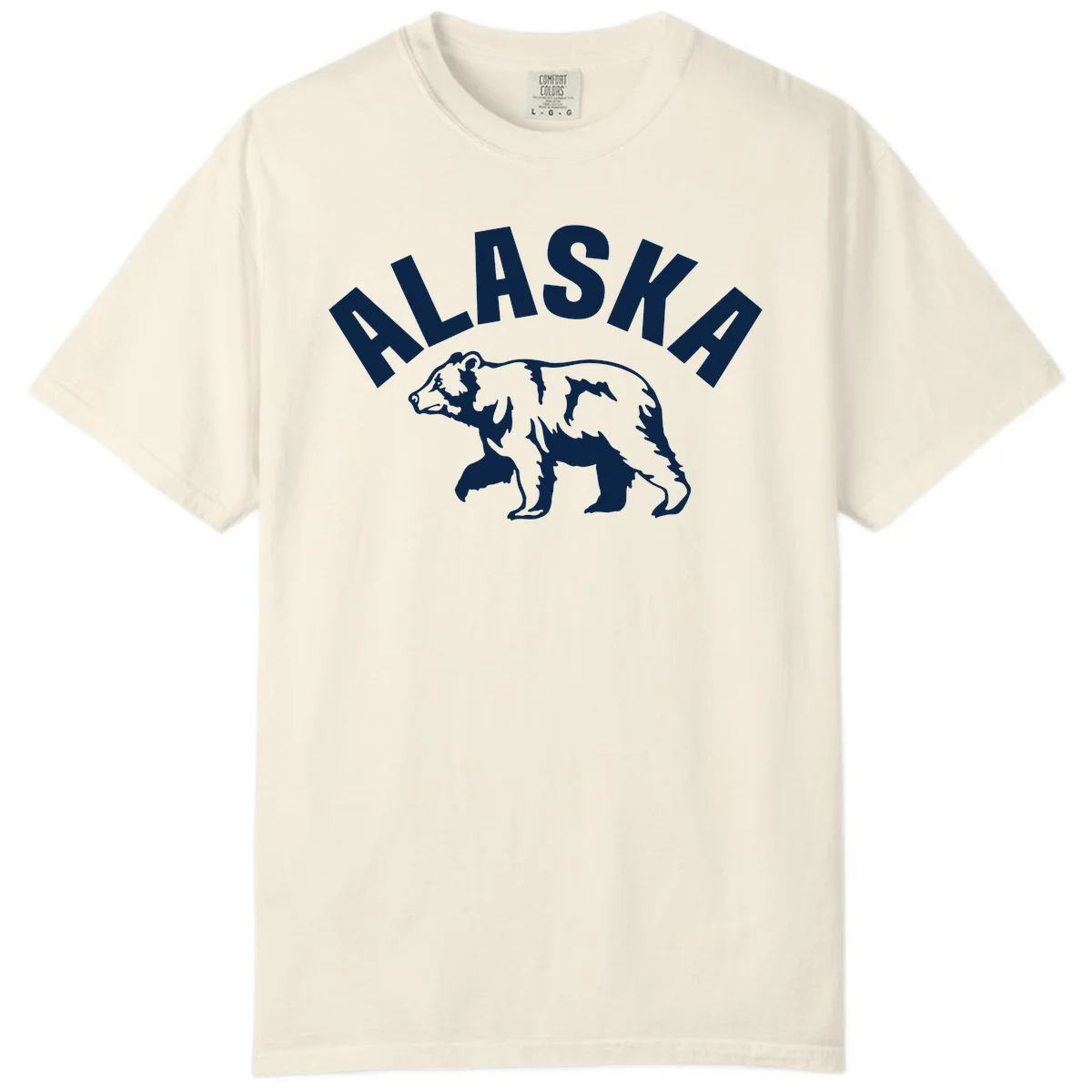 Alaska Bear Wildlife Cruise Comfort Color in Ivory