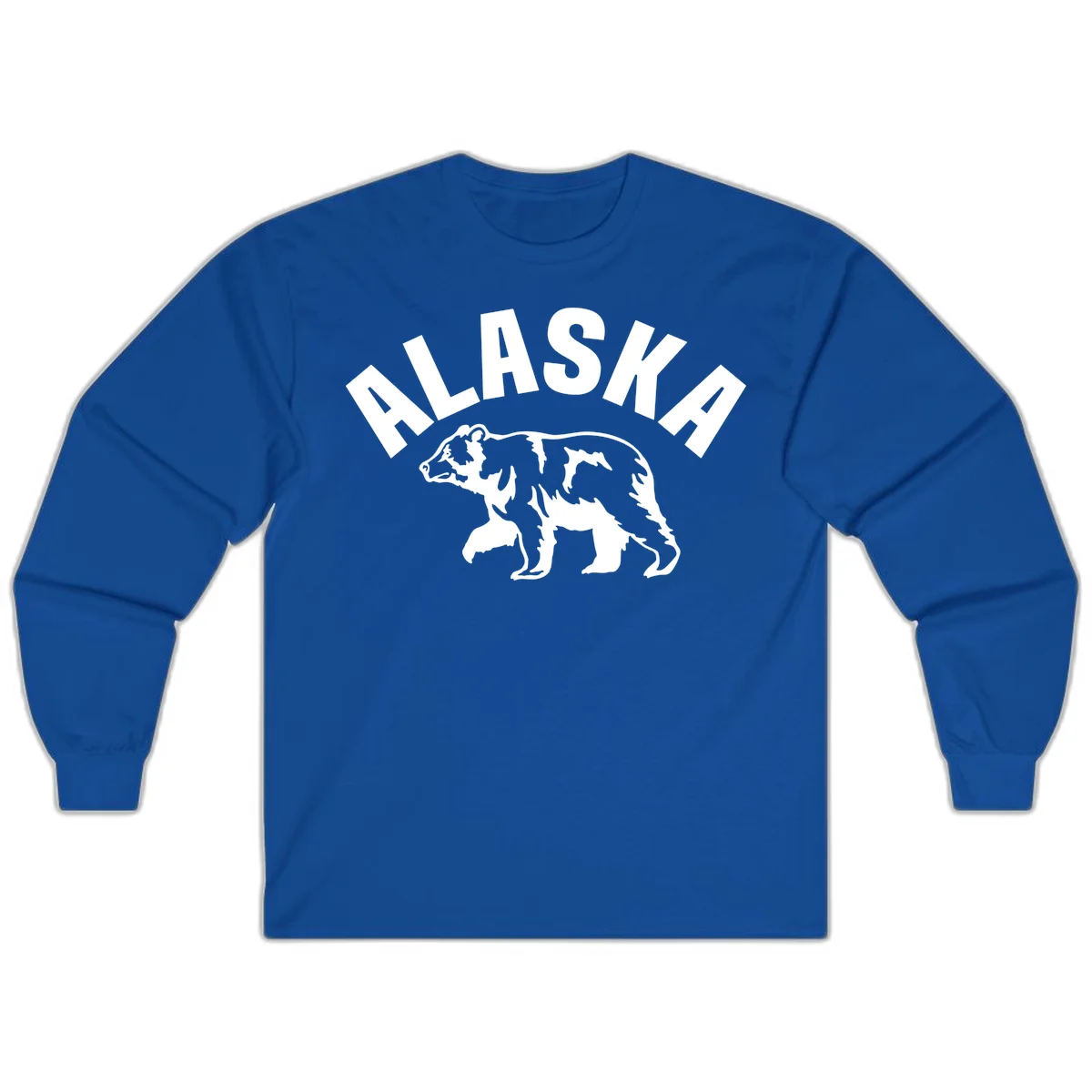 Alaska Bear Wildlife Cruise Long Sleeve in Royal