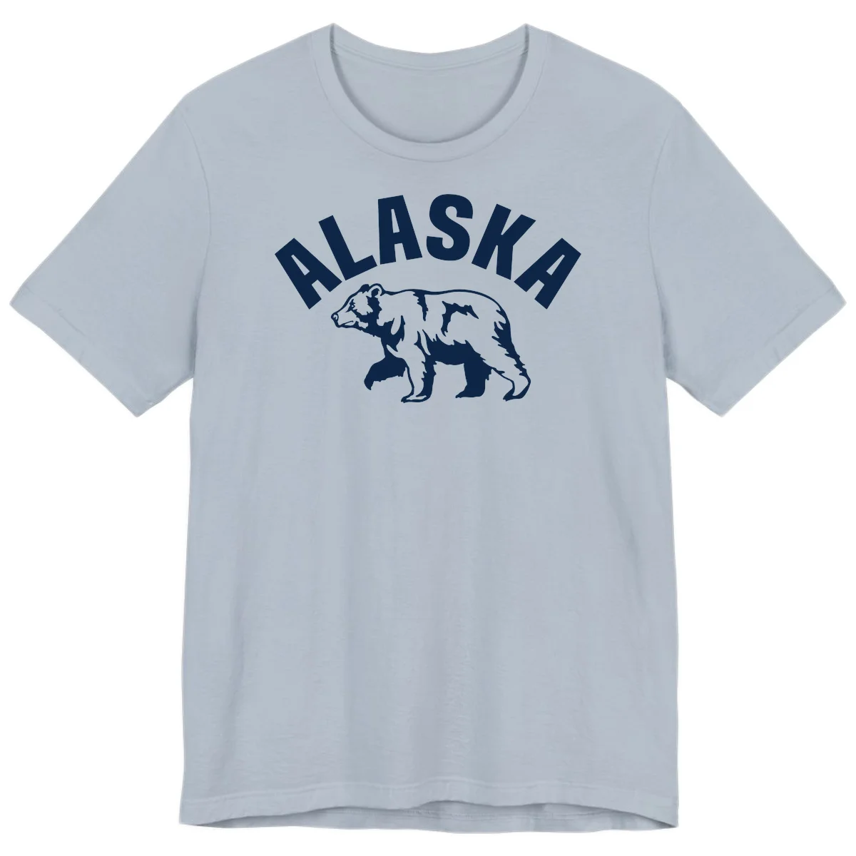 Alaska Bear Wildlife Cruise Premium Tee in Light Blue