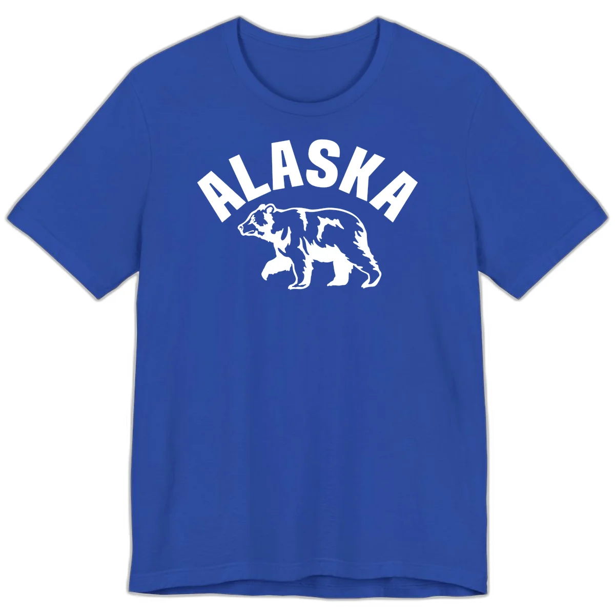 Alaska Bear Wildlife Cruise Premium Tee in True Royal
