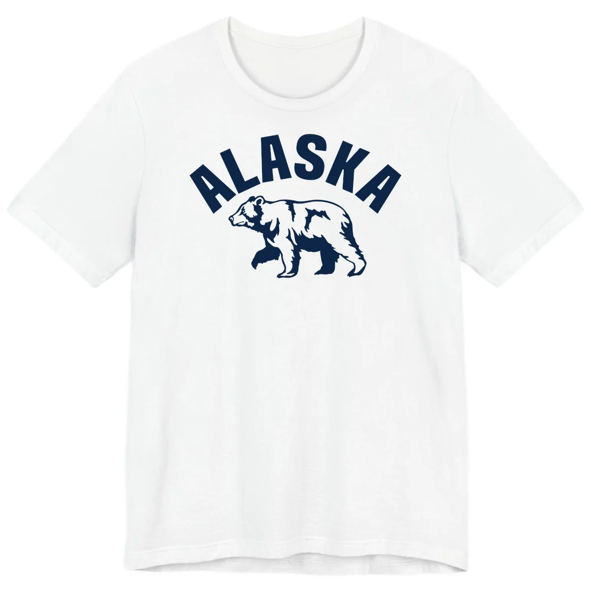 Alaska Bear Wildlife Cruise Premium Tee in White