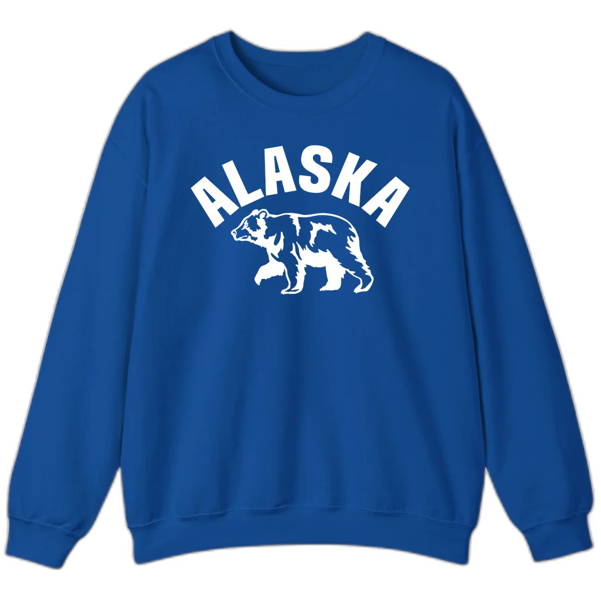 Alaska Bear Wildlife Cruise Sweatshirt in Royal