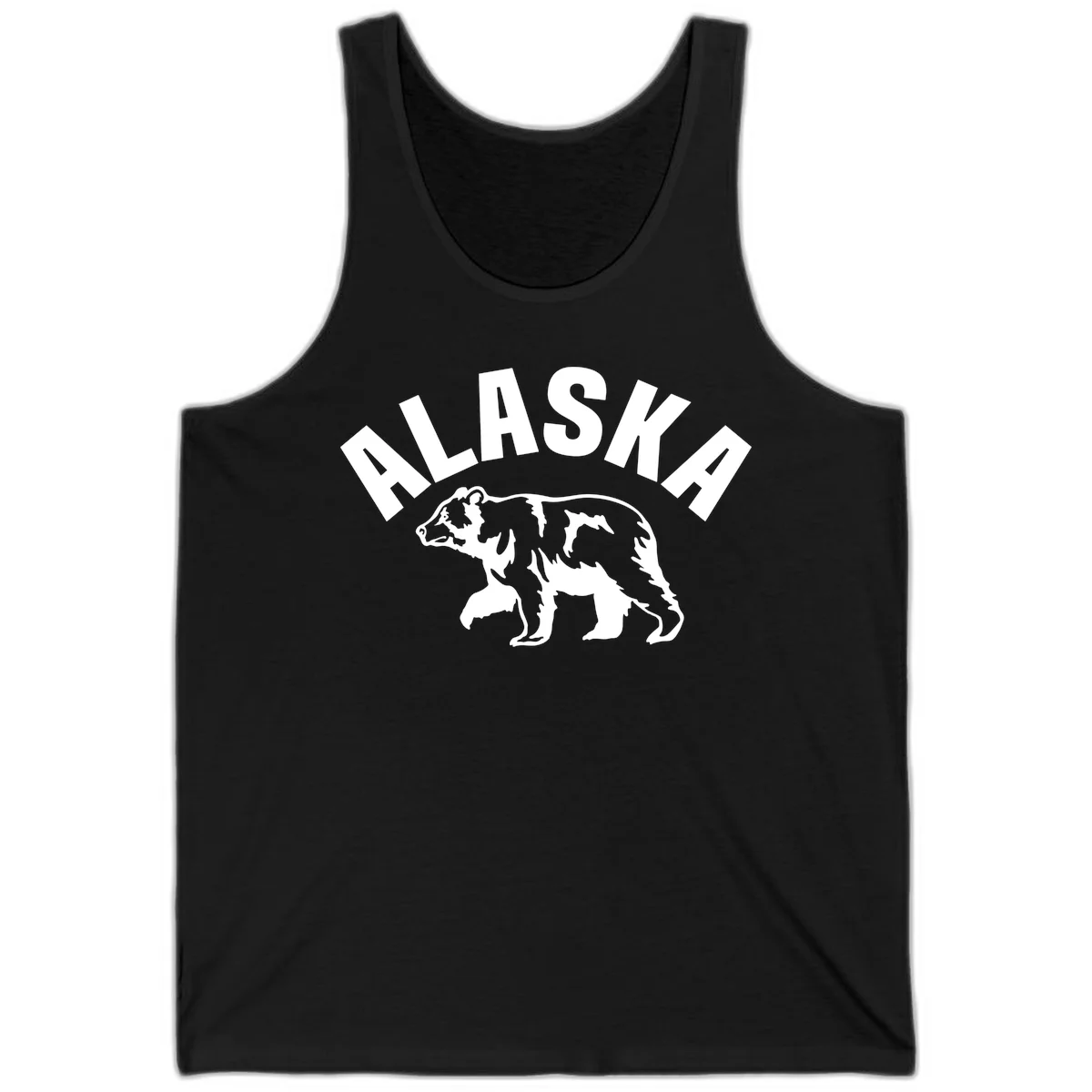 Alaska Bear Wildlife Cruise Tank in Black