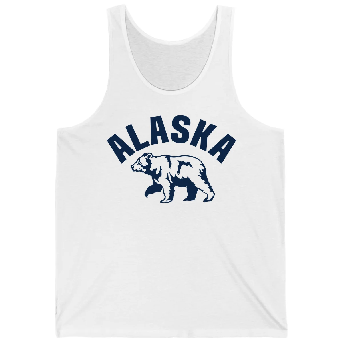 Alaska Bear Wildlife Cruise Tank in White
