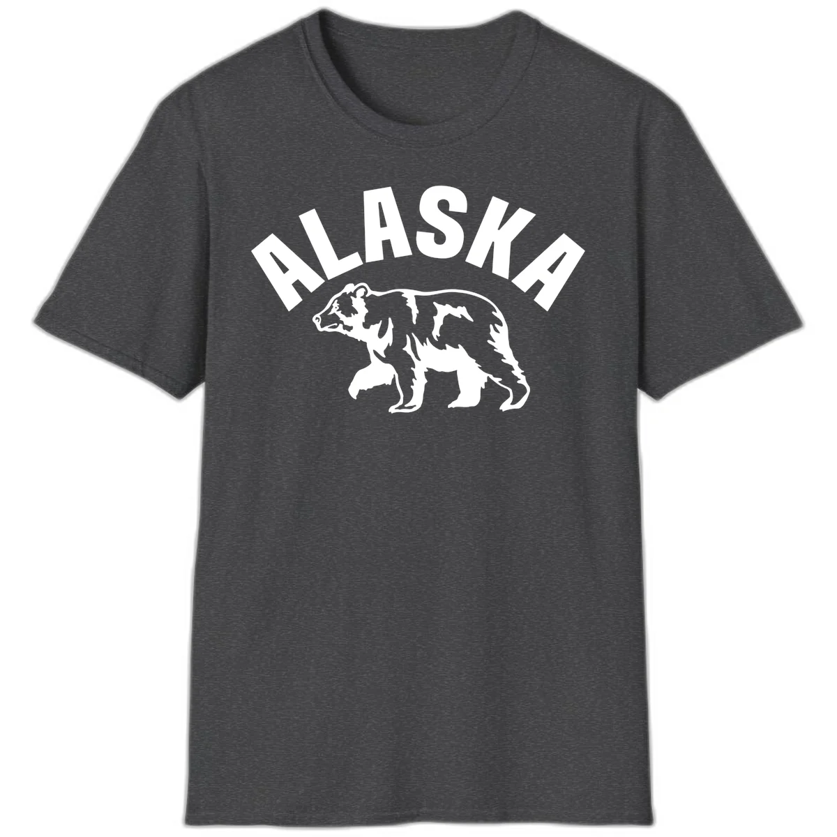 Alaska Bear Wildlife Cruise T-Shirt in Dark Heather