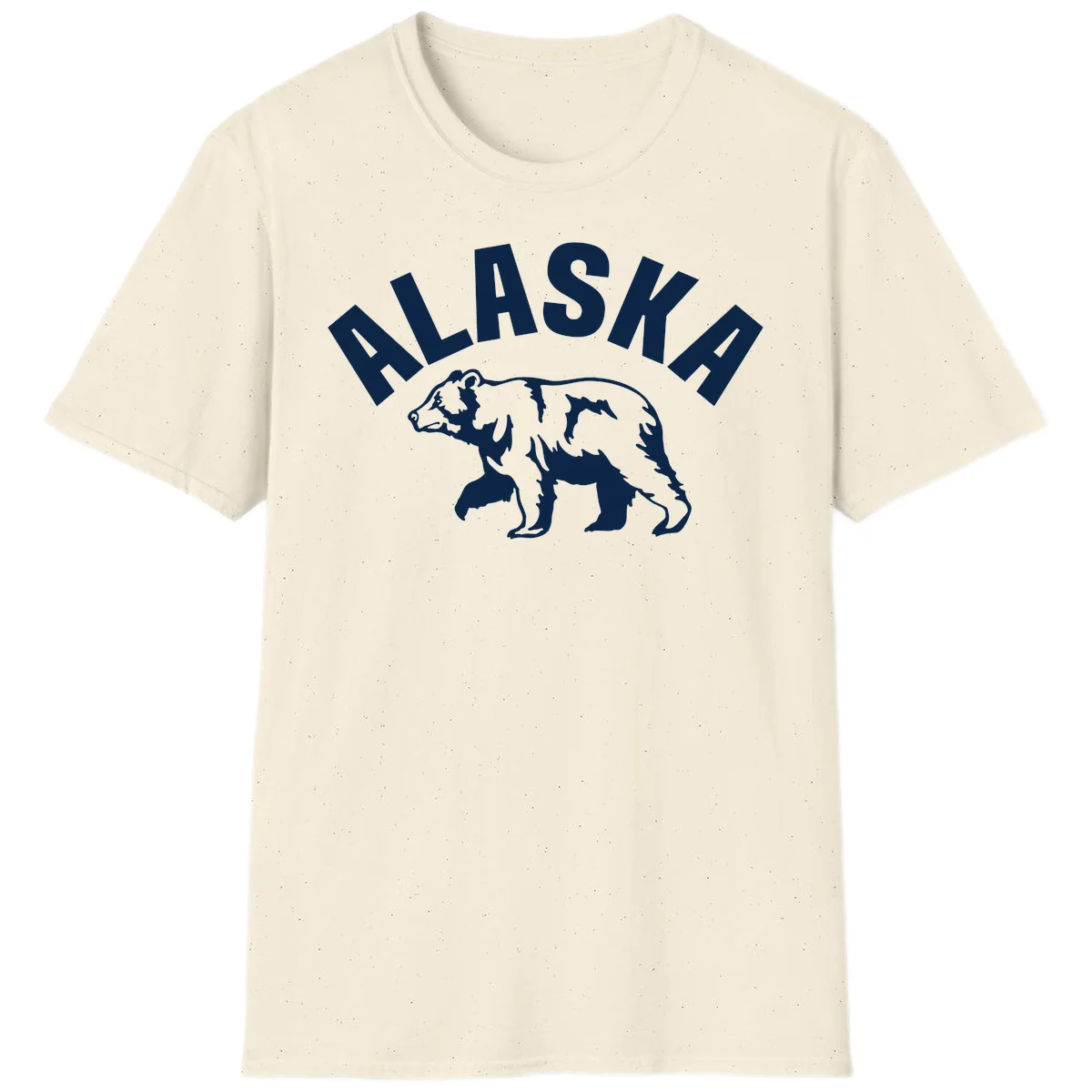 Alaska Bear Wildlife Cruise T-Shirt in Natural