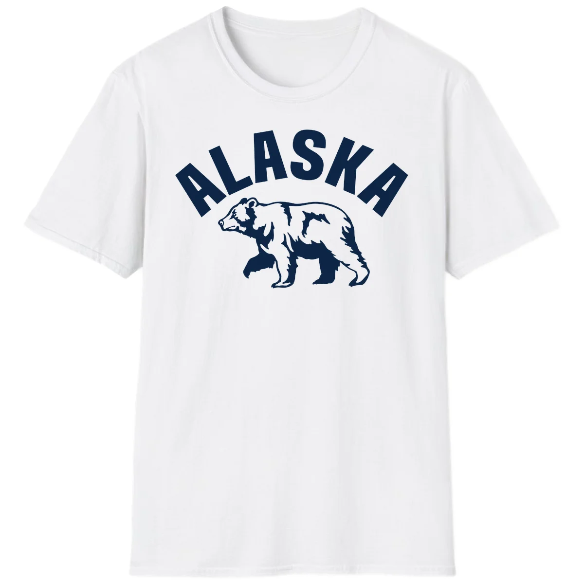 Alaska Bear Wildlife Cruise T-Shirt in White