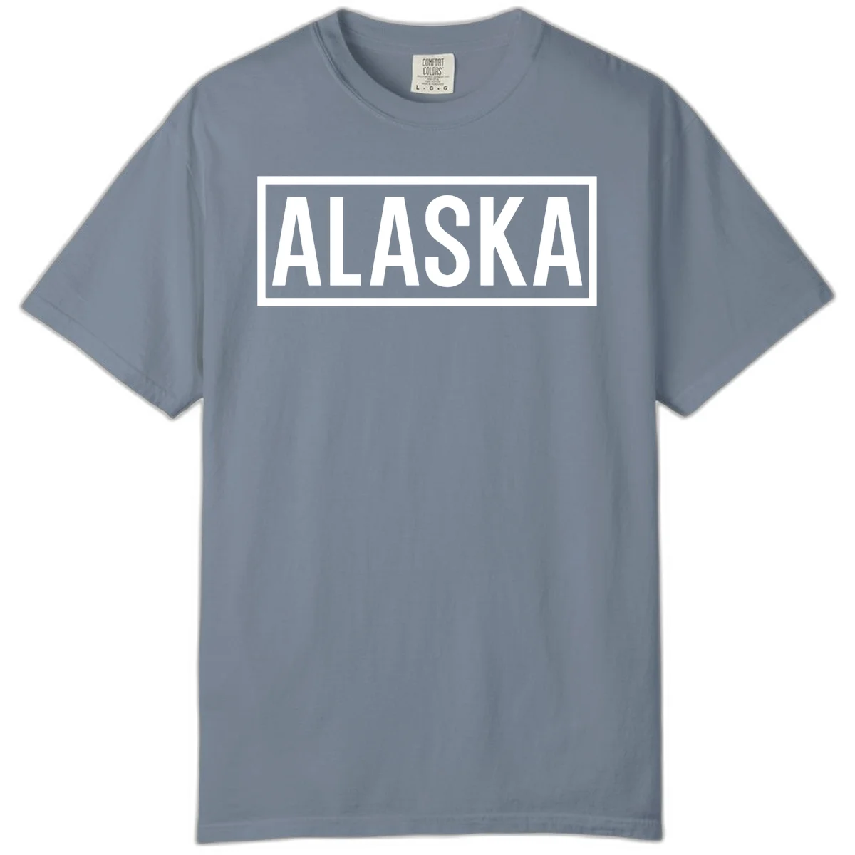 Alaska Bold Statement Comfort Color in Blue Jean