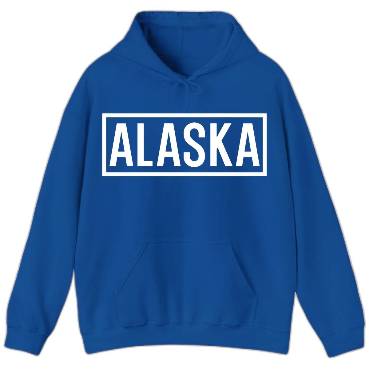 Alaska Bold Statement Hoodie in Royal
