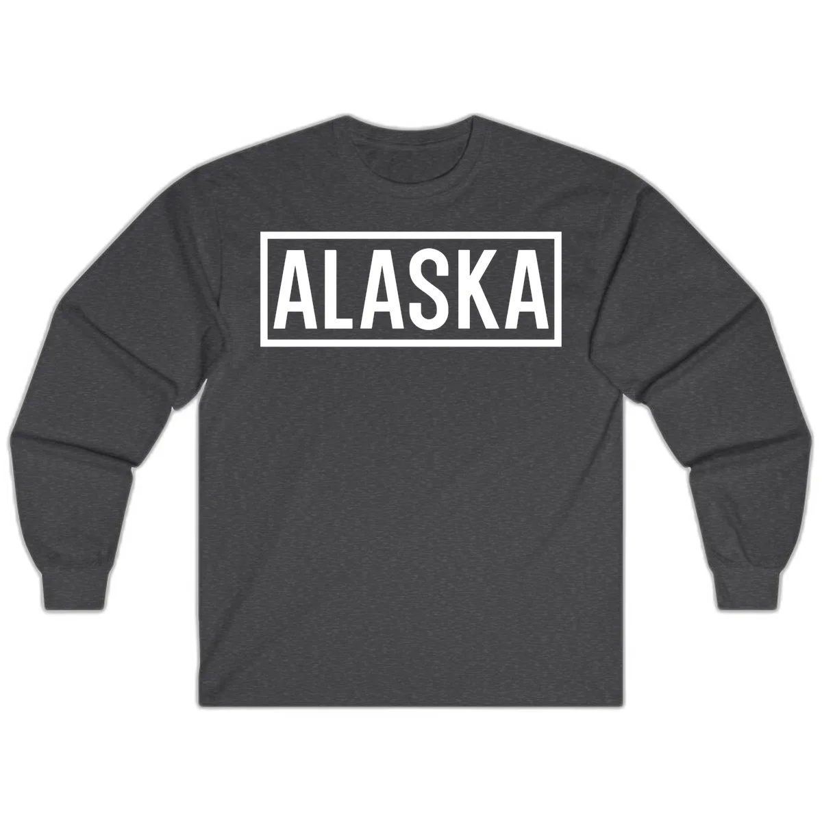 Alaska Bold Statement Long Sleeve in Dark Heather