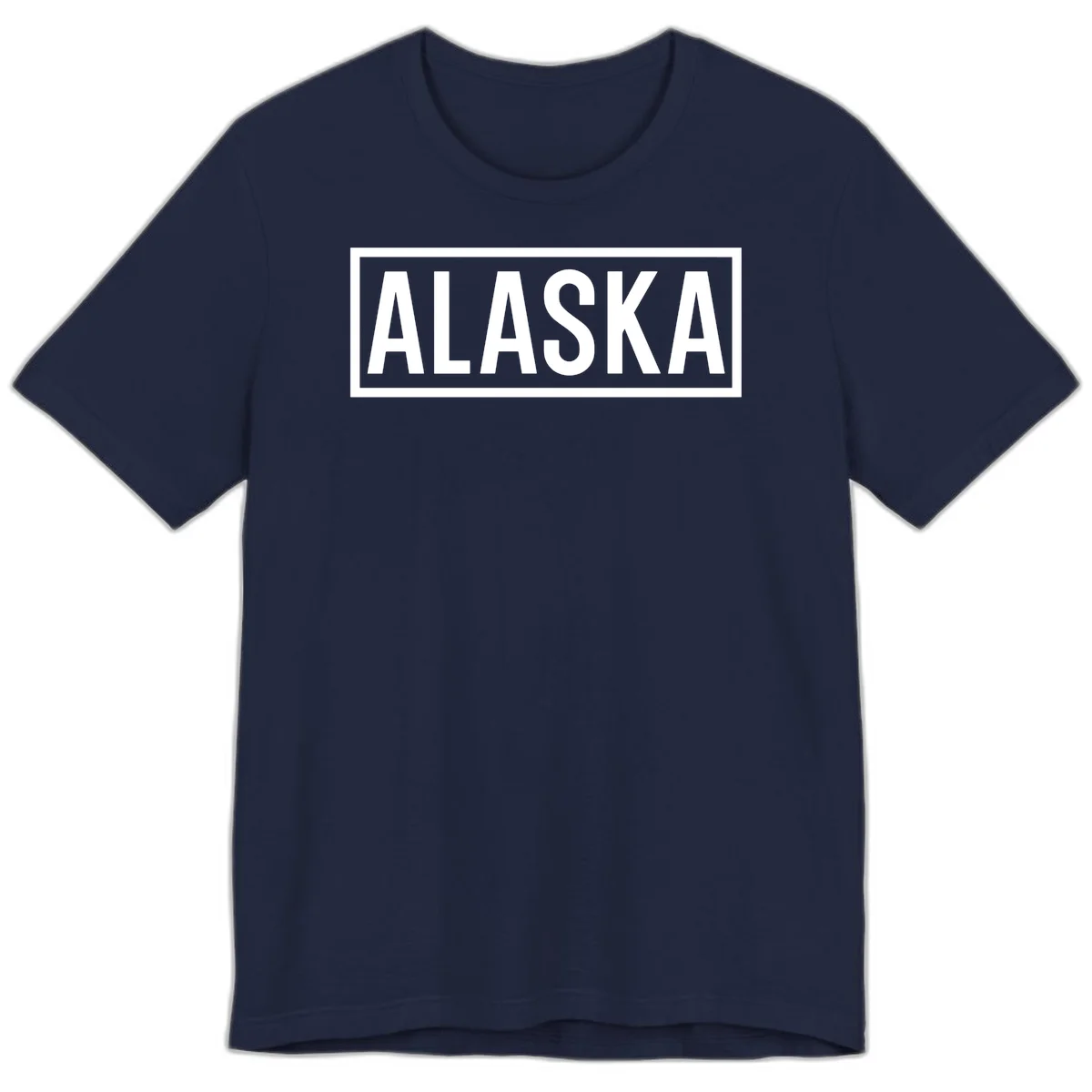 Alaska Bold Statement Premium Tee in Navy