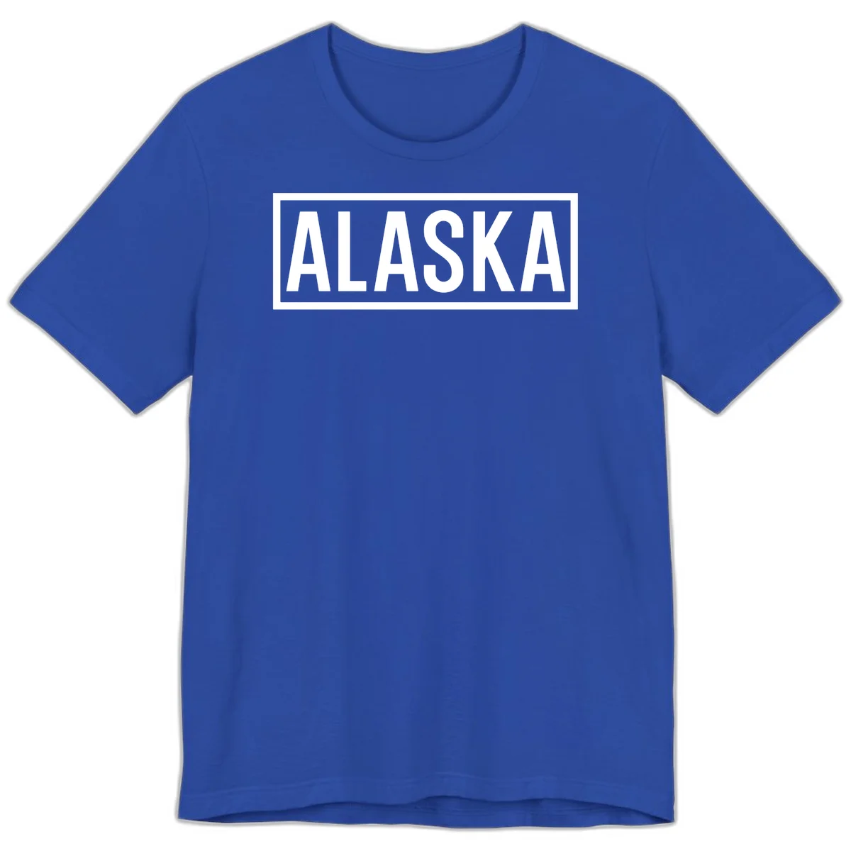 Alaska Bold Statement Premium Tee in True Royal