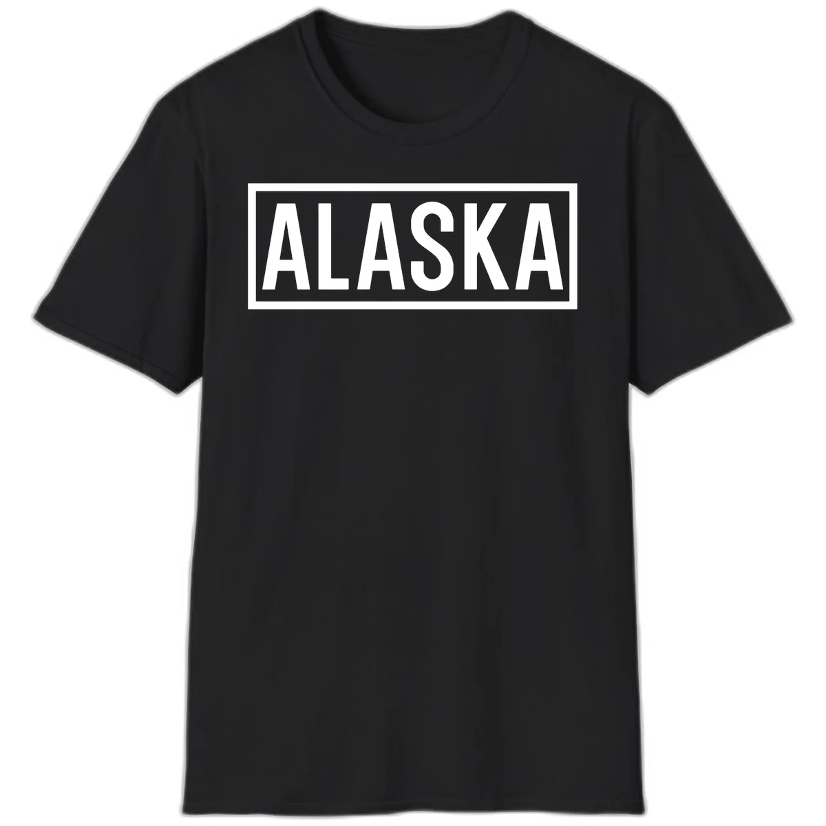 Alaska Bold Statement T-Shirt in Black