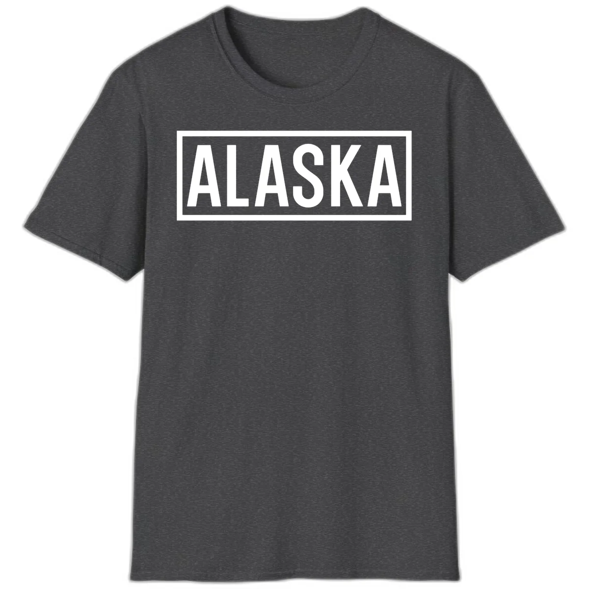 Alaska Bold Statement T-Shirt in Dark Heather