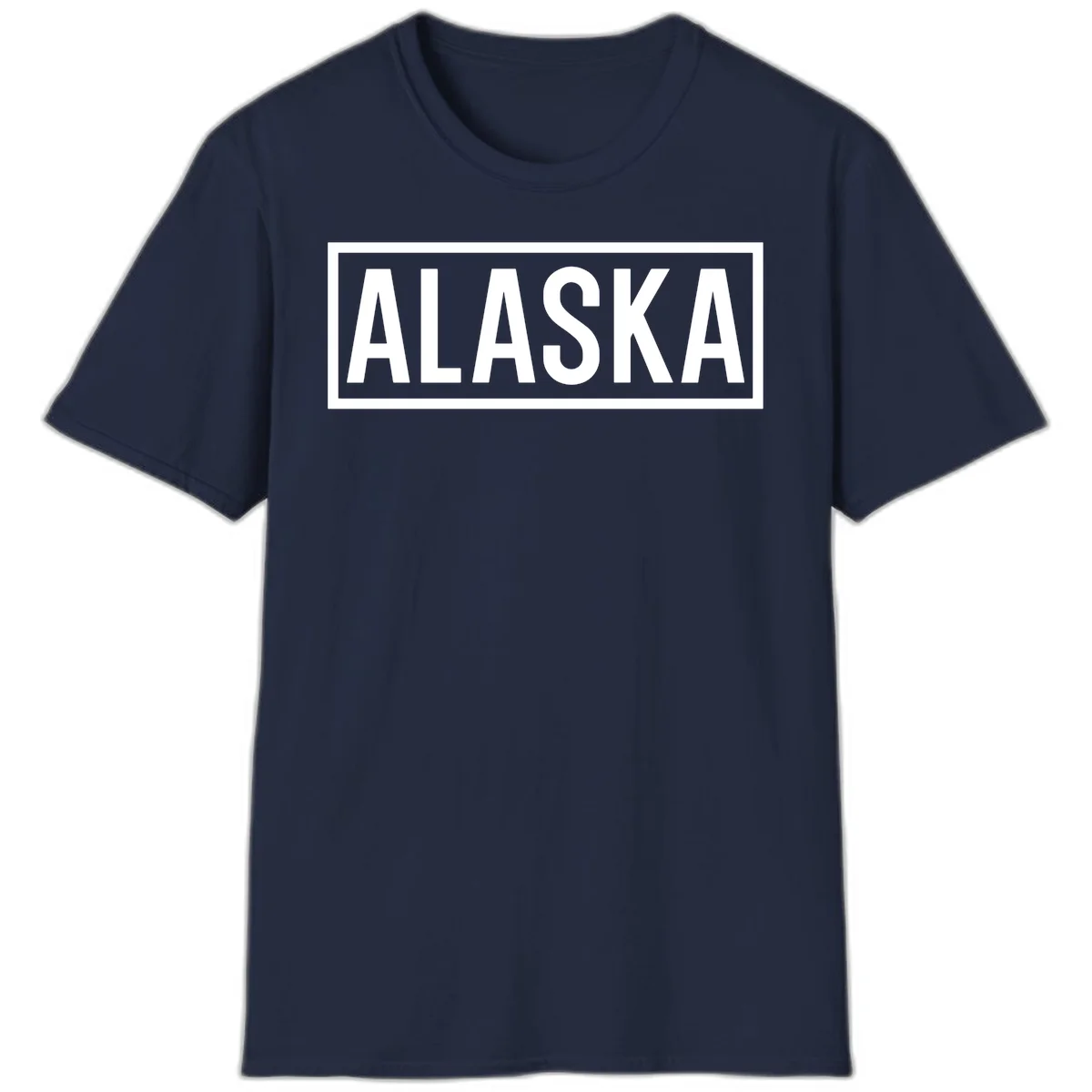 Alaska Bold Statement T-Shirt in Navy