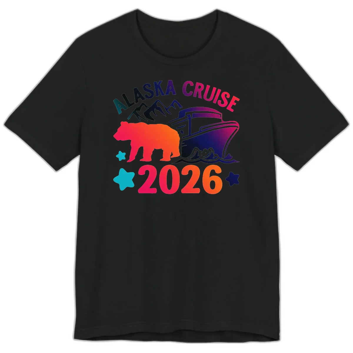 Alaska Cruise 2026 Adventure Premium Tee in Black