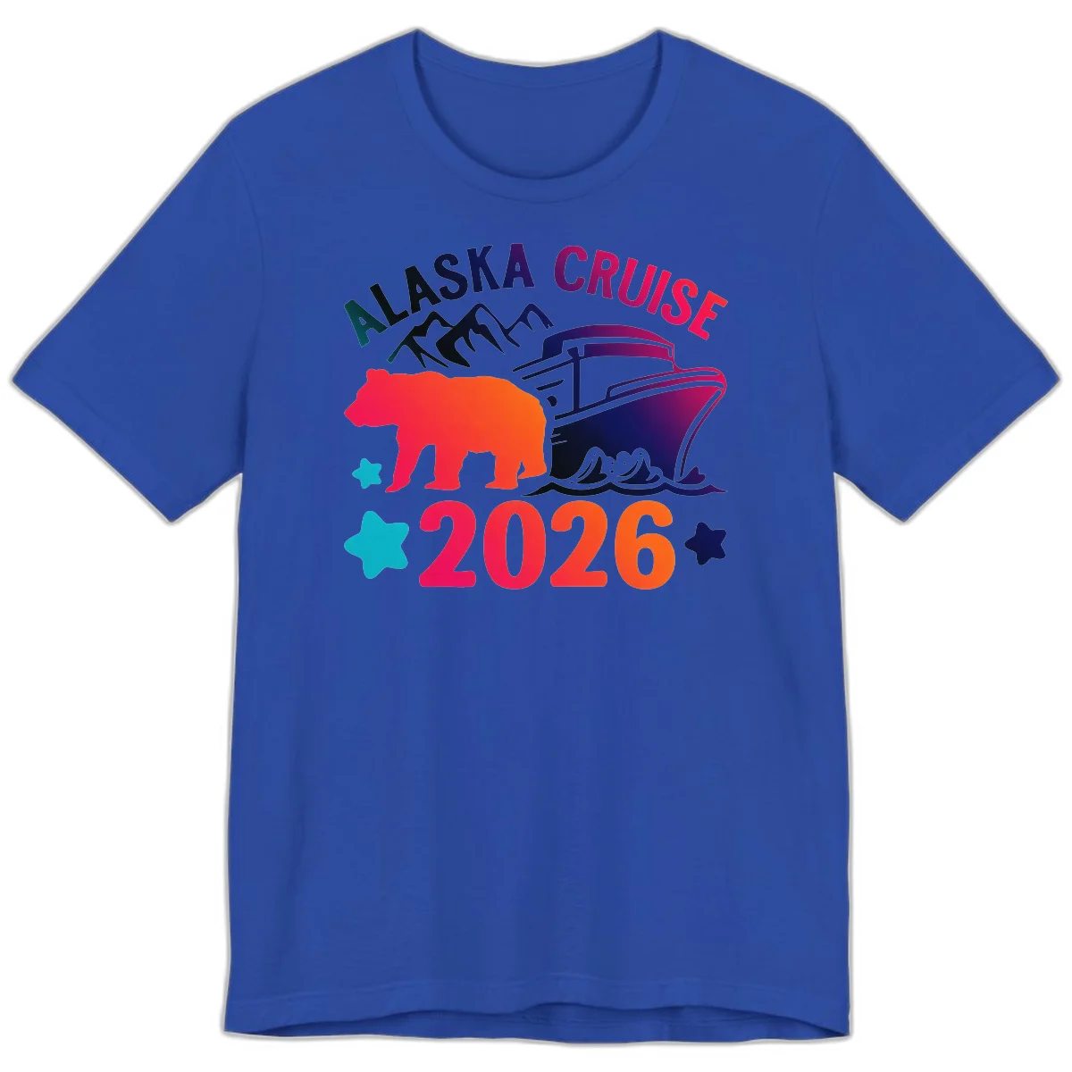 Alaska Cruise 2026 Adventure Premium Tee in True Royal