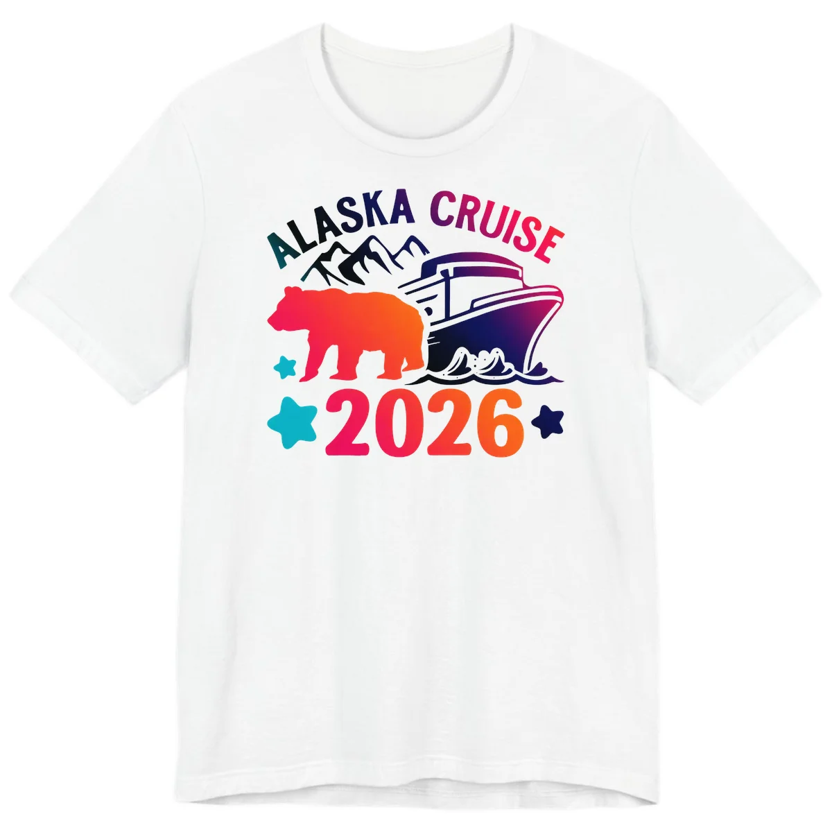 Alaska Cruise 2026 Adventure Premium Tee in White