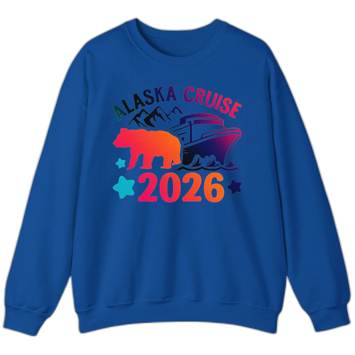 Alaska Cruise 2026 Adventure Sweatshirt in Royal