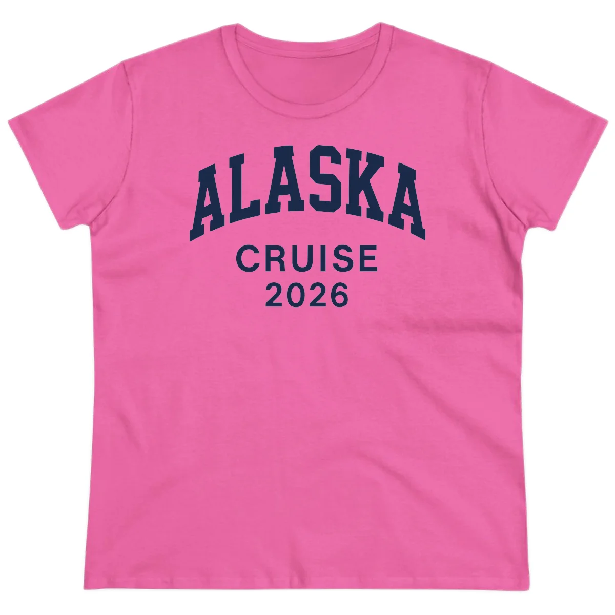 Alaska Cruise 2026 Adventure Ladies Tee in Azalea