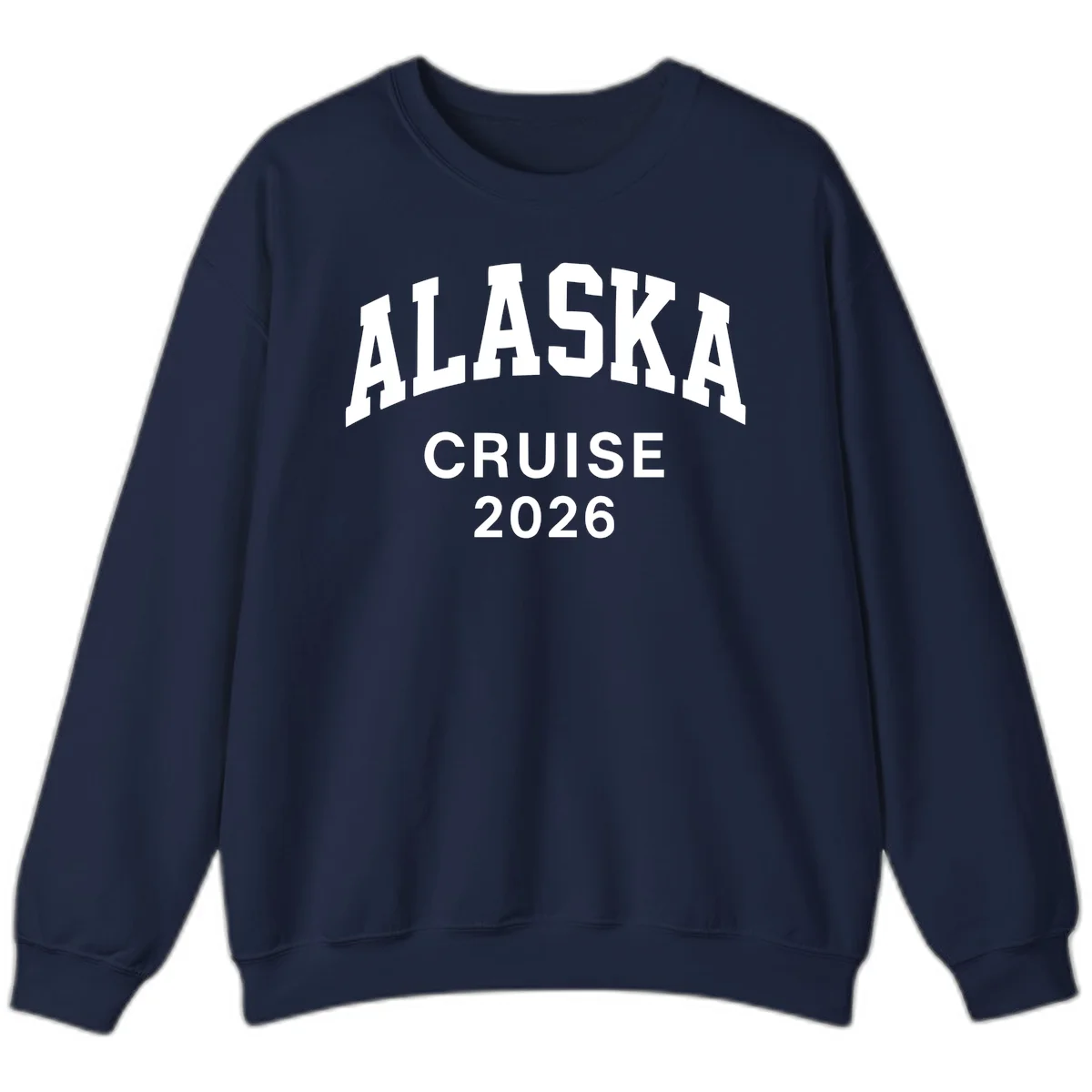 Alaska Cruise 2026 Adventure Crewneck Sweatshirt in Navy