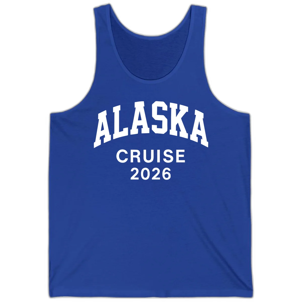 Alaska Cruise 2026 Adventure Tank Top in True Royal