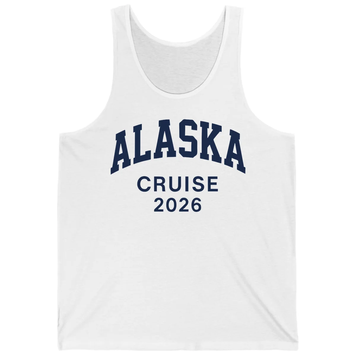 Alaska Cruise 2026 Adventure Tank Top in White