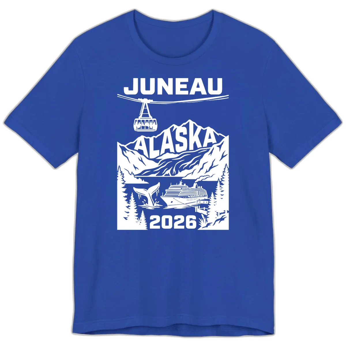 Alaska Cruise Adventure Premium Tee in True Royal