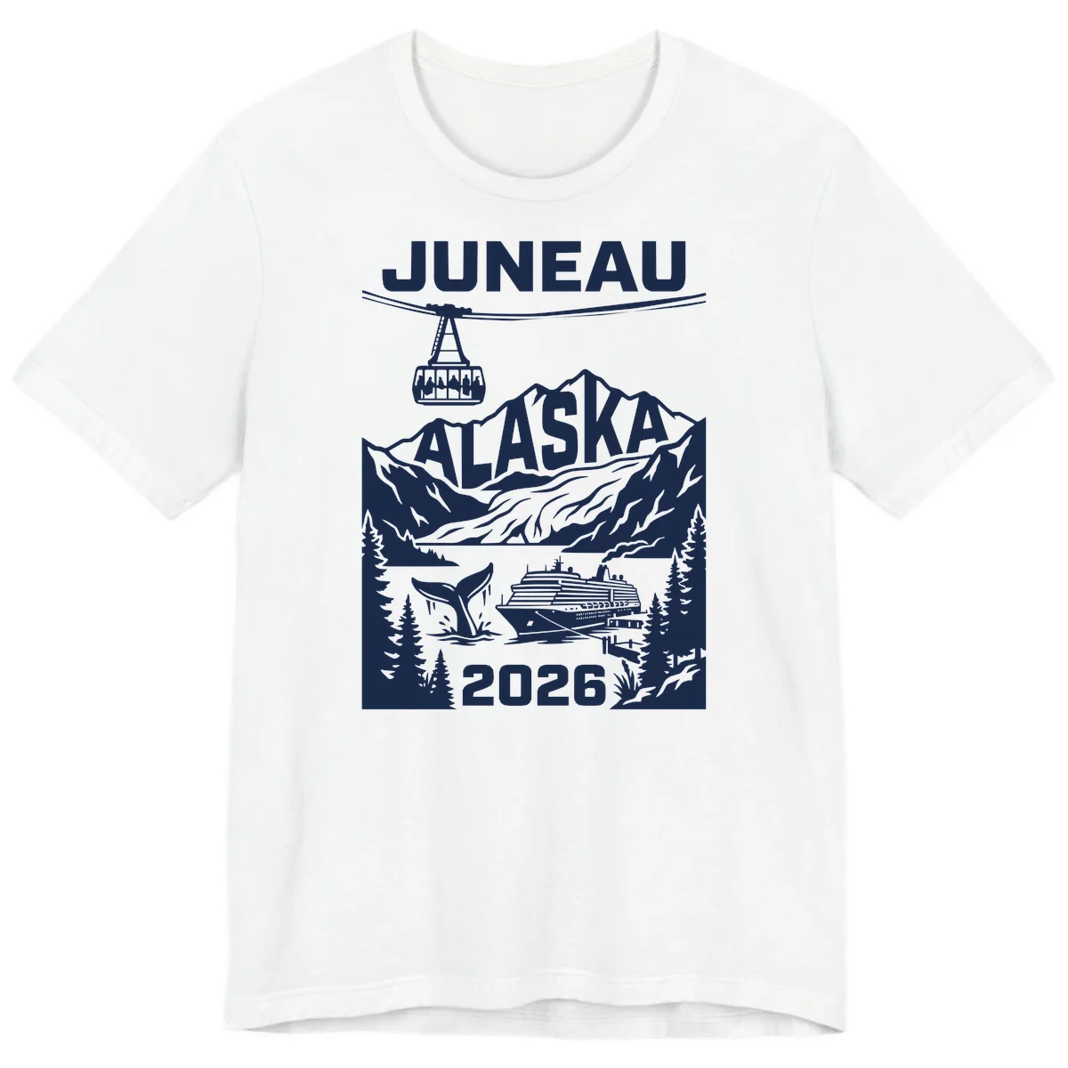 Alaska Cruise Adventure Premium Tee in White