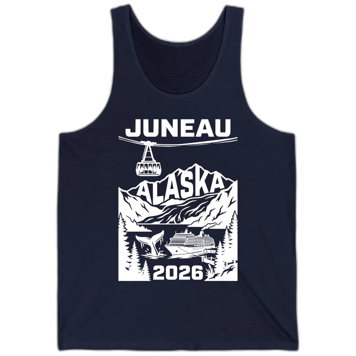 Alaska Cruise Adventure Tank in Navy