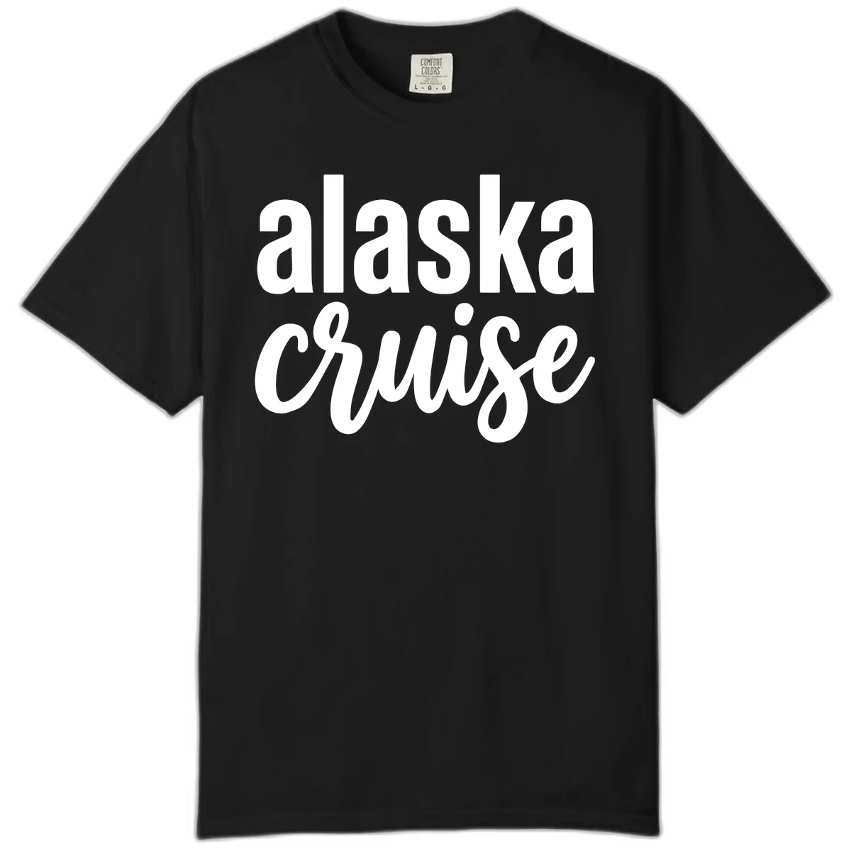 Alaska Cruise Adventure Comfort Color in Black