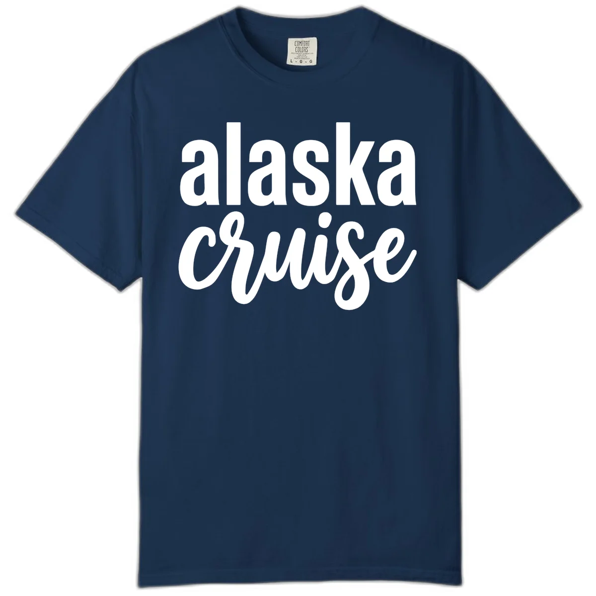 Alaska Cruise Adventure Comfort Color in Navy
