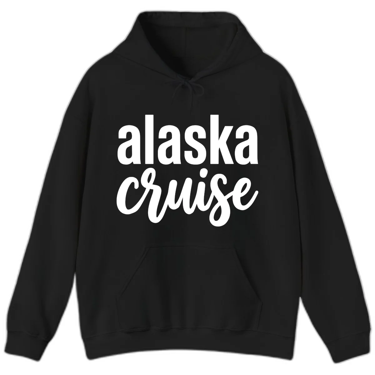 Alaska Cruise Adventure Hoodie in Black