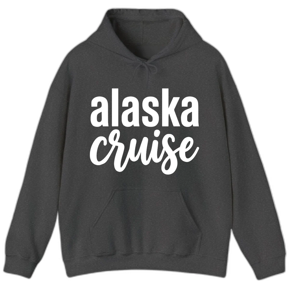 Alaska Cruise Adventure Hoodie in Dark Heather
