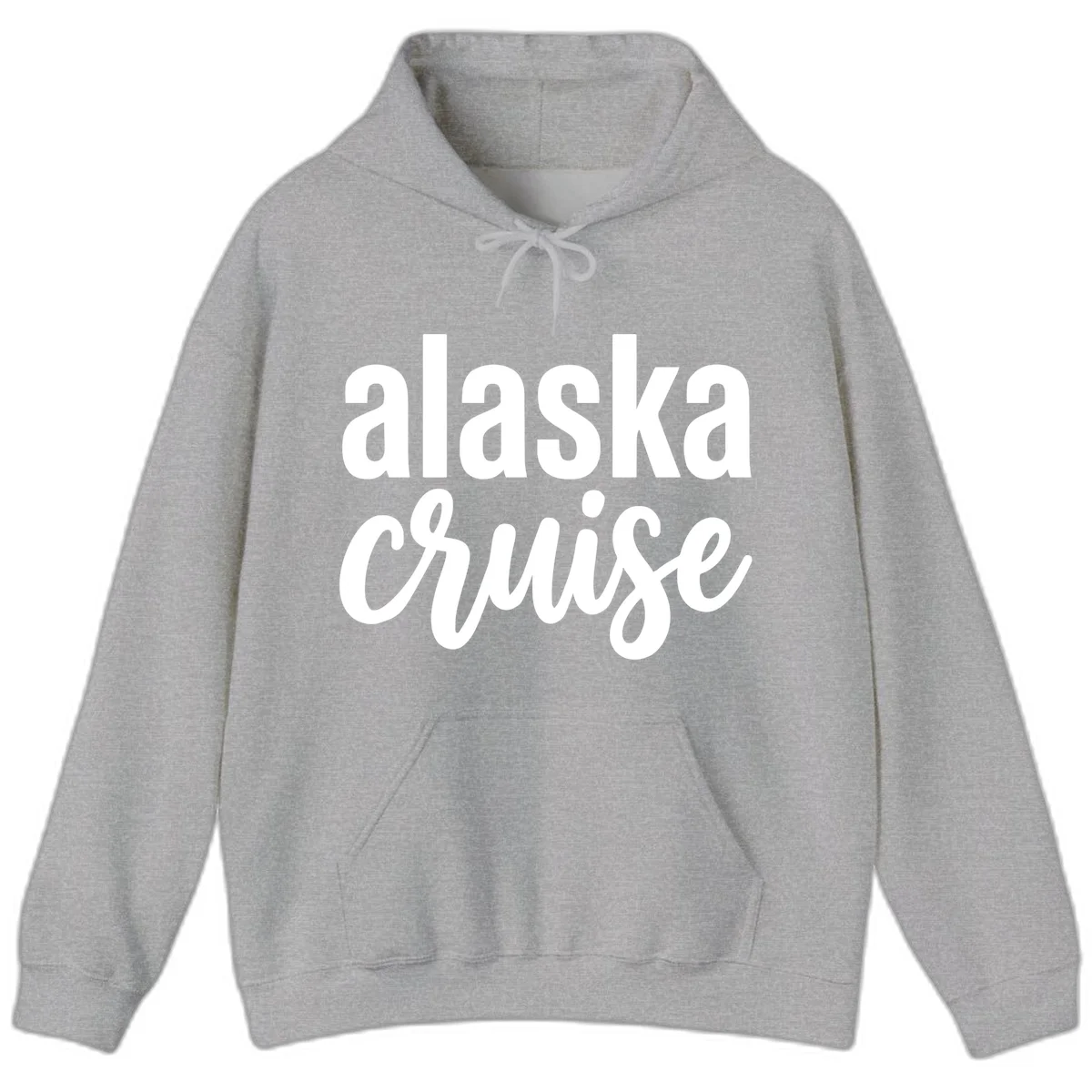 Alaska Cruise Adventure Hoodie in Sport Grey
