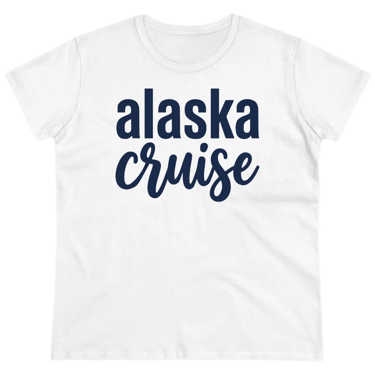 Alaska Cruise Adventure Ladies Tee in White