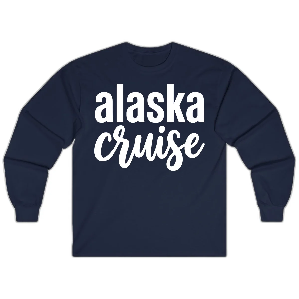 Alaska Cruise Adventure Long Sleeve in Navy