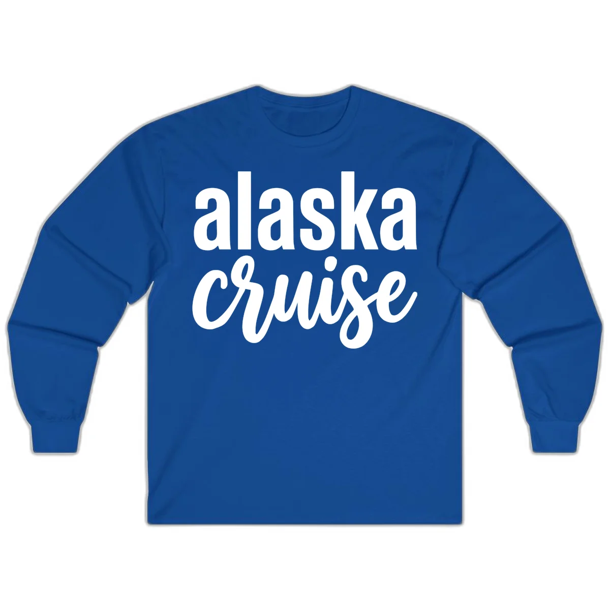 Alaska Cruise Adventure Long Sleeve in Royal